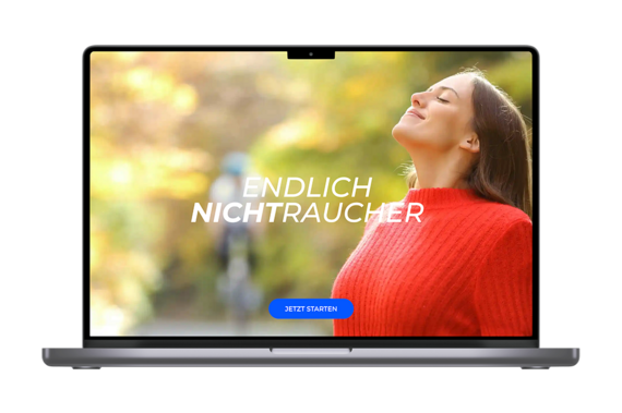 ein Laptop mit dem Kursprogramm