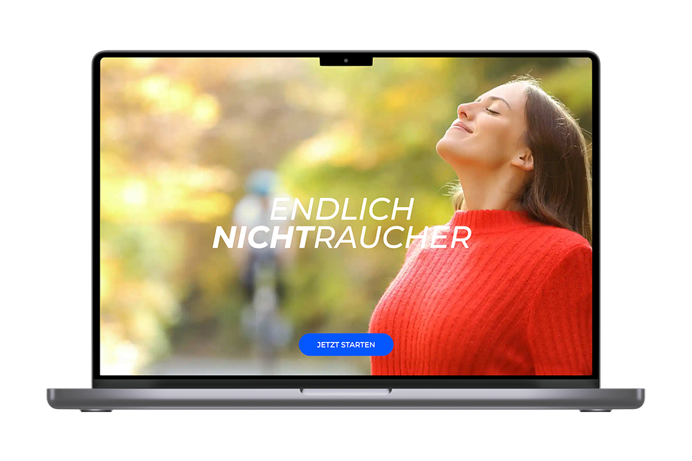 ein Laptop mit dem Kursprogramm