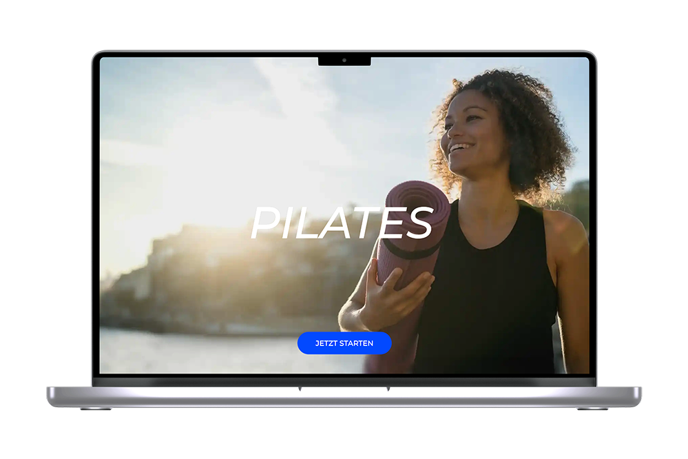 Laptop mit Onlinekurs