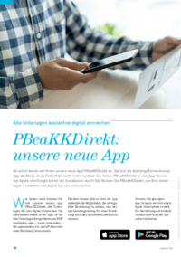 Titelseite PBeaKKDirekt: unsere neue App