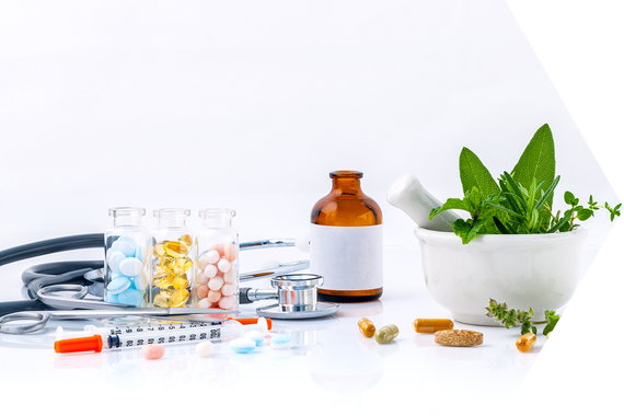 Tabletten und Kräuter Tabletten und Kräuter